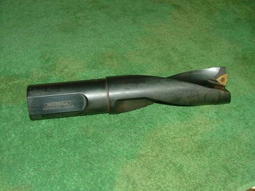 2 1/4&#034; ingersoll indexable carbide insert drill with coolant thru and a 2&#034; shank for sale