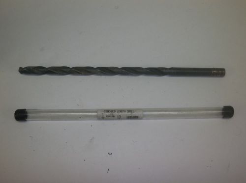 Drillco 1312A132 1/2&#034; Extended Length Drill Bit 9&#034; Flute 12&#034; Overall