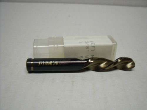 3/8&#034; Left-hand High Helix Gold flute finish Speed Steel Drill - D10