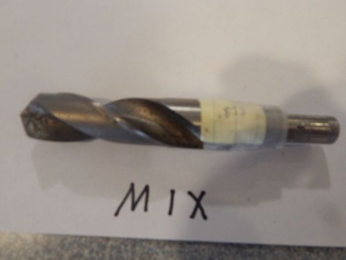 Reducedc shank twist drill bit  .875&#034;  ( reground tip) for sale