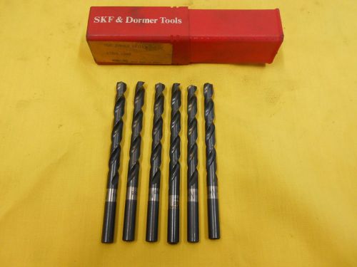 LOT of 6 NEW STRAIGHT SHANK DRILL BITS - LETTER SIZE N - SKF ENGLAND