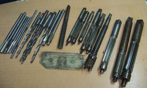 LOT 9 ADJUSTABLE HAND REAMERS + 15 other Cleveland Mohawk 1-1/4&#034; to 5/8&#034;