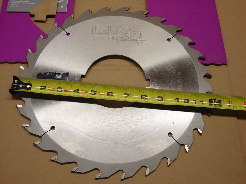 New Leuco 305 mm,  3 3/4&#034; bore, saw blade, used for gang saws and slitter apps.