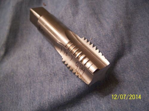 Brubaker 1 1/8 - 7 gh4  hss 4 flt plug tap   machinist taps tools for sale