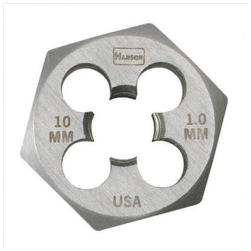 Hanson 6627 High Carbon Steel Hexagon 1&#034; Across Flat Die 6mm-1.00