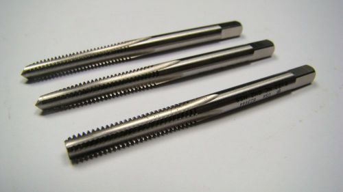 Mix hand tap -set of 3- #8-32 4fl h hss bottoming, plug, taper usa [1859] for sale