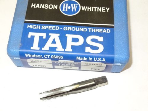 New hanson whitney 1/16-27 nptf 4fl taper hss pipe tap 60005 usa for sale