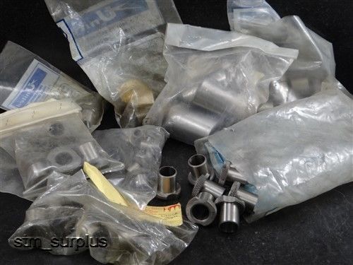 Huge lot of new hardened drill bushings t style &amp; straight for sale