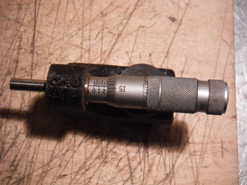 Brown and sharpe micrometer head &amp; mount carriage stop lathe comparator part for sale