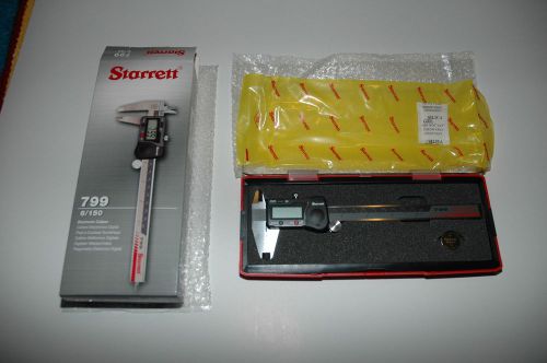 New Starrett Electronic 6&#034; Electronic Caliper model 799A-6/150
