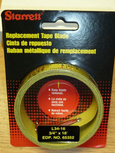 New starrett l34-16 replacement tape blade 3/4&#034; x 16&#039; for sale