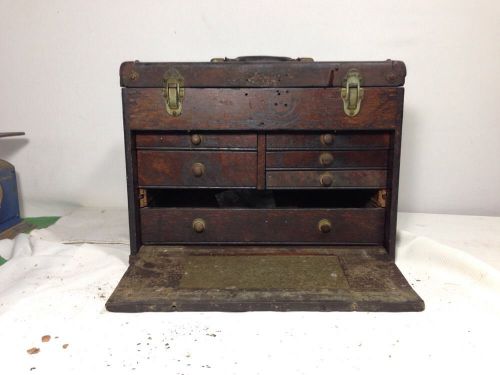 Small union tool co machinist tool box chest - repair project or parts for sale