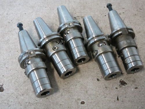 5 carboloy cv40-hc-20mm cat-40 shank hydraulic boring bar holders. for sale