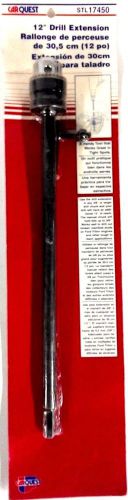 Lisle (carquest) 12&#034; drill extension with chuck key -  up to 3/8&#034; bits 17450 for sale