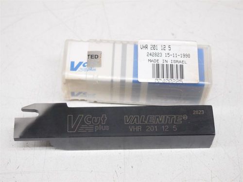 Valenite vcut vhr 201 12-5 self grip grooving insert tool holder for sale