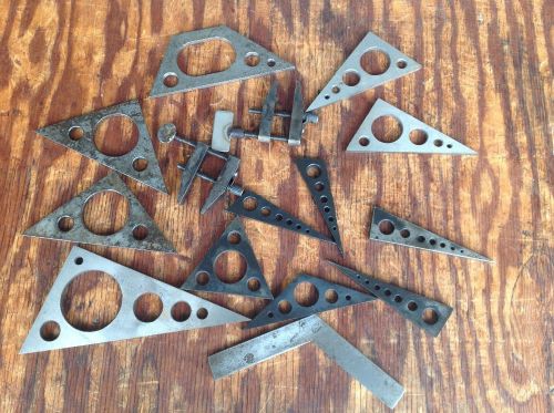 Lot 15 pc - 13 angle blocks and 2 clamps (42)