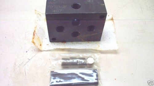 SNAP-TIGHT LUBRICATOR PART SUBPLATE PDT-01-2P NEW