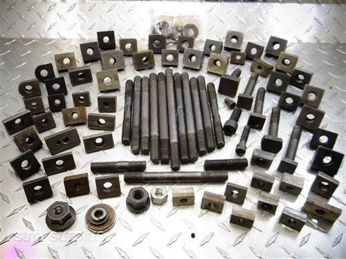 ASSORTED LOT OF T-NUTS AND 1/2&#034; BOLTS