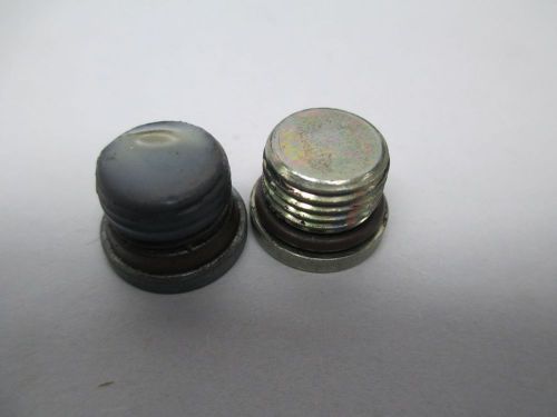 LOT 2 NEW NORDSON 973574 PIPE PLUG 1/4IN HEX HEAD D280279