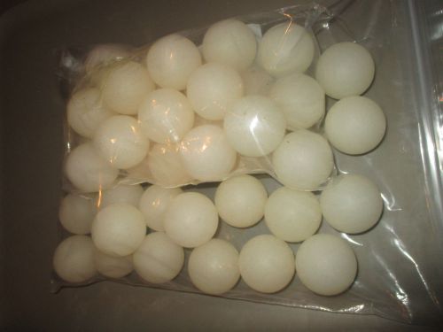 New lot of 40 polypropylene 1-1/2&#034; 1.5&#034; natural float balls, new for sale