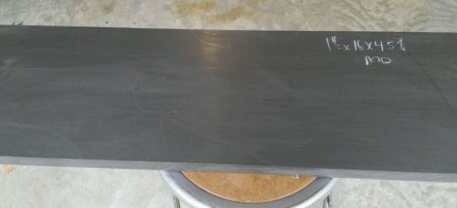1 1/2&#034; black md nylon plate sheet plastic cnc machining 9 3/4&#034; x 33 1/4&#034; for sale