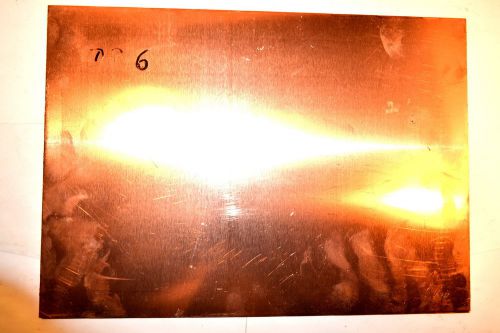 3/16&#034; x 17&#034; x 12&#034; copper sheet plate dr6 #822  live steam myford atlas lathe for sale