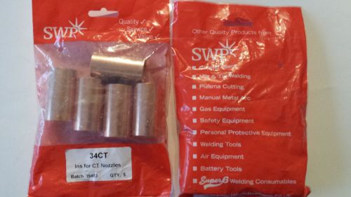 5pcs. 34CT Threaded Nozzle Insulators for 250-400A Tweco/Lincoln MIG Guns