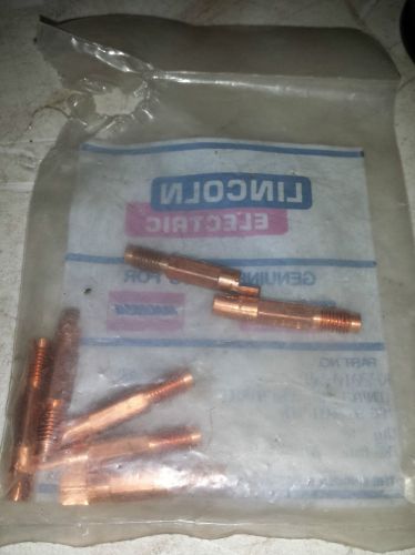 LINCOLN ELECTRIC Magnum #S18697-46D Contact Tips Notched QTY 7 TIPS