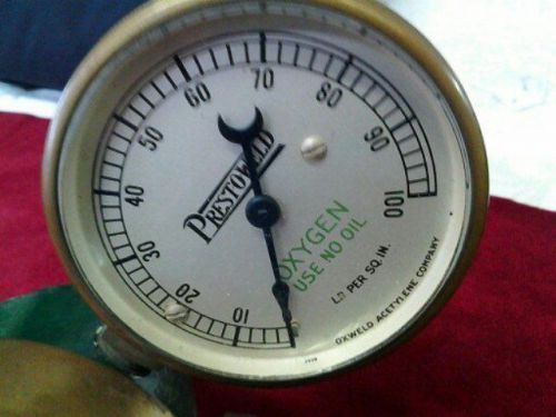Vintage oxygen welding regulator