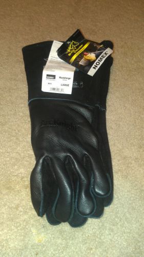 Black Stallion ArcKnight 855 Stick Gloves NOMEX BlackForge Edition Large