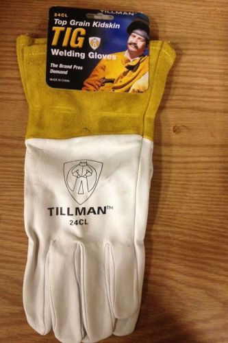 6 Pair.  Tillman 24CL Tig Gloves. Top Grain Kidskin.