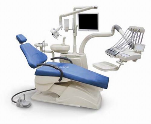 Controlled Integral Dental Unit Chair FDA CE approved D4  Soft  leather hot sale