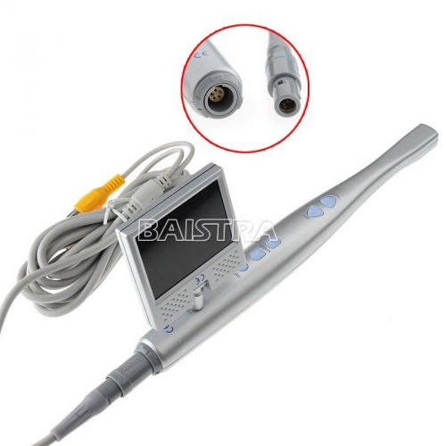 Dental Wired Intraoral Camera with Screen 6 LED Video or USB Output Silvery