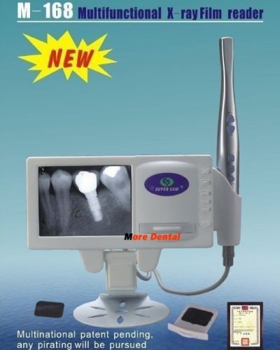 Super cam x-ray film reader &amp; wired intraoral camera combine 5 inch lcd monitor for sale