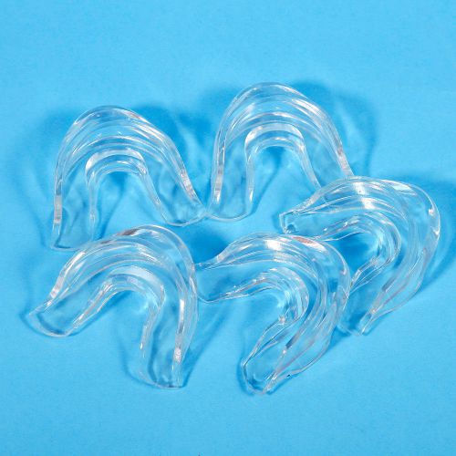 5x dental teeth bleaching whitening trays mouth molding tray silicone sm-l for sale