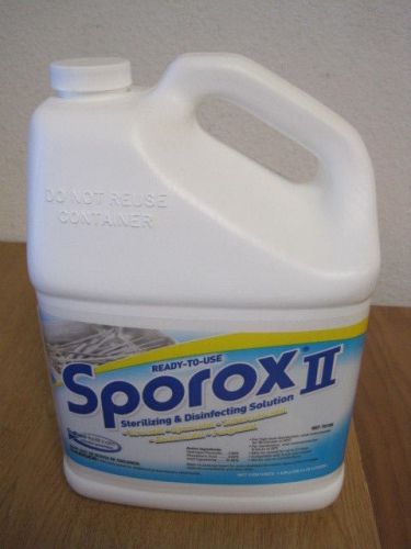 Case of 4 Gallons of Sporox II Sterilizing &amp; Disinfecting Solution Ref #:75156