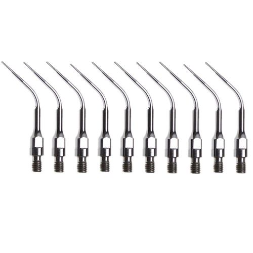 10pc dental ultrasonic piezo scaling scaler tips fit sirona handpiece gs3 for sale