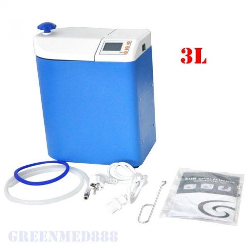 Mini portable 3l dental medical surgical autoclave sterilizer free shipping for sale