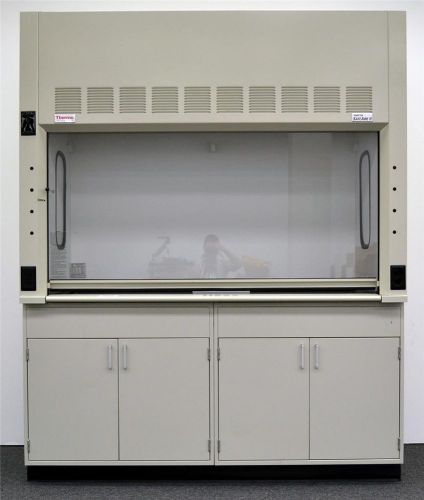 6&#039; thermo scientific safe aire ii laboratory fume hood with base cabinets for sale
