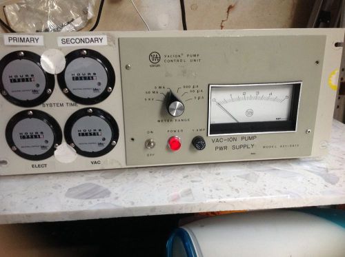 Varian Vacion Pump Control Unit 921-0015 W/meter