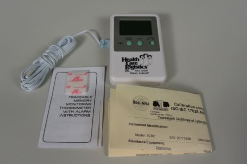 Health Care Logistics Traceable Memory Monitoring Thermometer