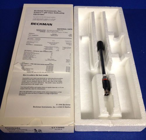 New Beckman Futura Indicating Electrode Spheri Bulb, 12 x 130mm Part No. 511090