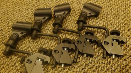 Shure a56d microphone drum mounts  group of 4, great condition for sale