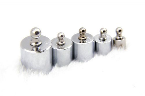 New 5pcs 5g-50g calibration weight set 5g 10g 20g 20g 50g m1 class scale kit for sale