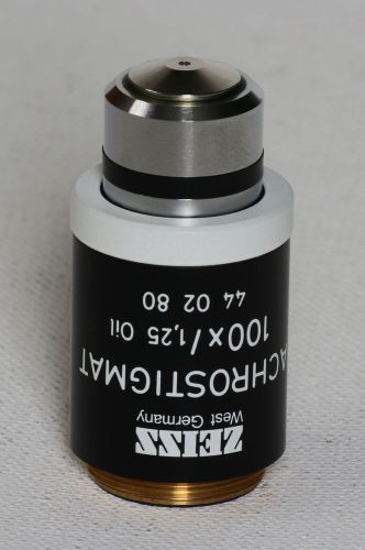 Zeiss Achrostigmat 100x Oil  Microscope Objective