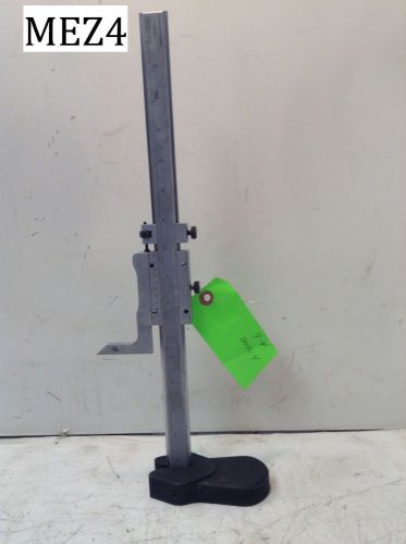 14&#034; l.s. starrett co no 255 hardened &amp; stabilized height gauge for sale