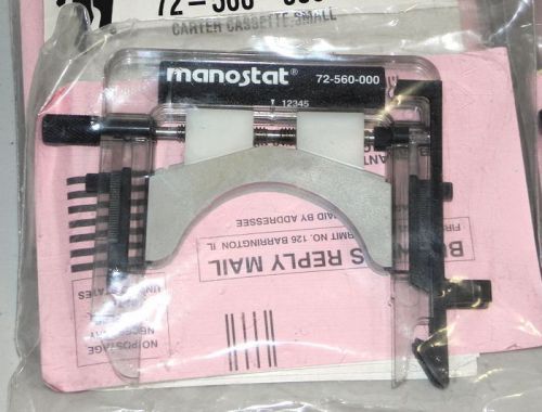 SIX NEW MANOSTAT CARTER CASSETTE SMALL 72-560-000 FOR THE PERISTALTIC PUMP