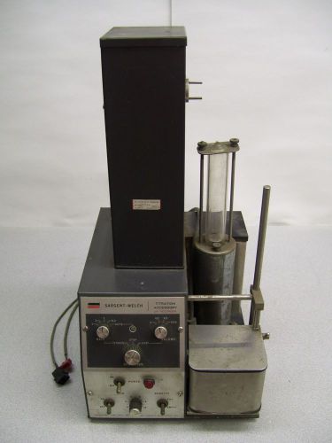 MX-68, SARGENT-WELCH TITRATION ACCESSORY PH RECORDER