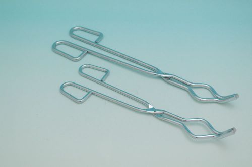 One lab crucible tongs stainless steel crucible forceps 30cm new for sale