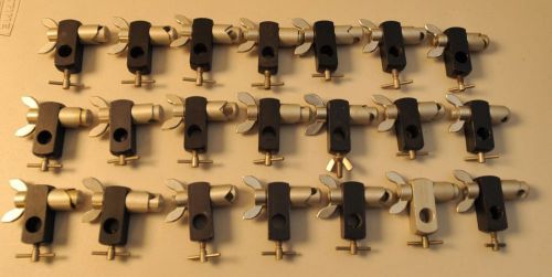Lot of 21 Scientific Swivel Type Support Lab Clamps